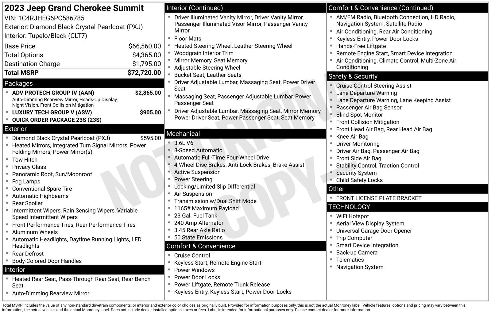 2023 Jeep Grand Cherokee Summit