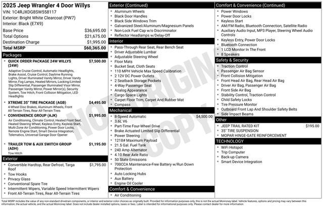 2025 Jeep Wrangler Willys