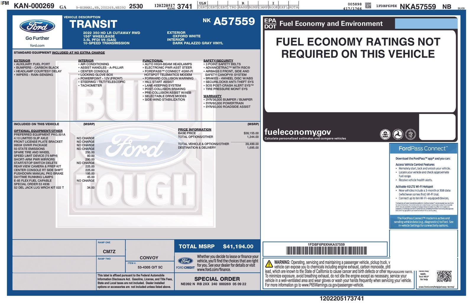 2022 Ford Transit-350 Base