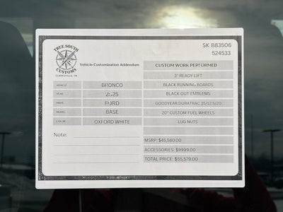 2025 Ford Bronco Base