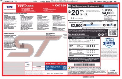 2026 Ford Explorer ST IN-TRANSIT
