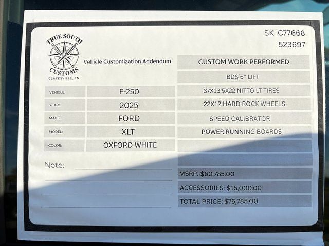 2025 Ford F-250SD XLT