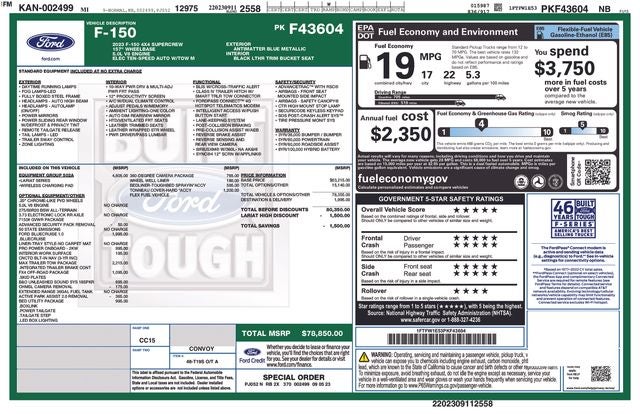 2023 Ford F-150 Lariat
