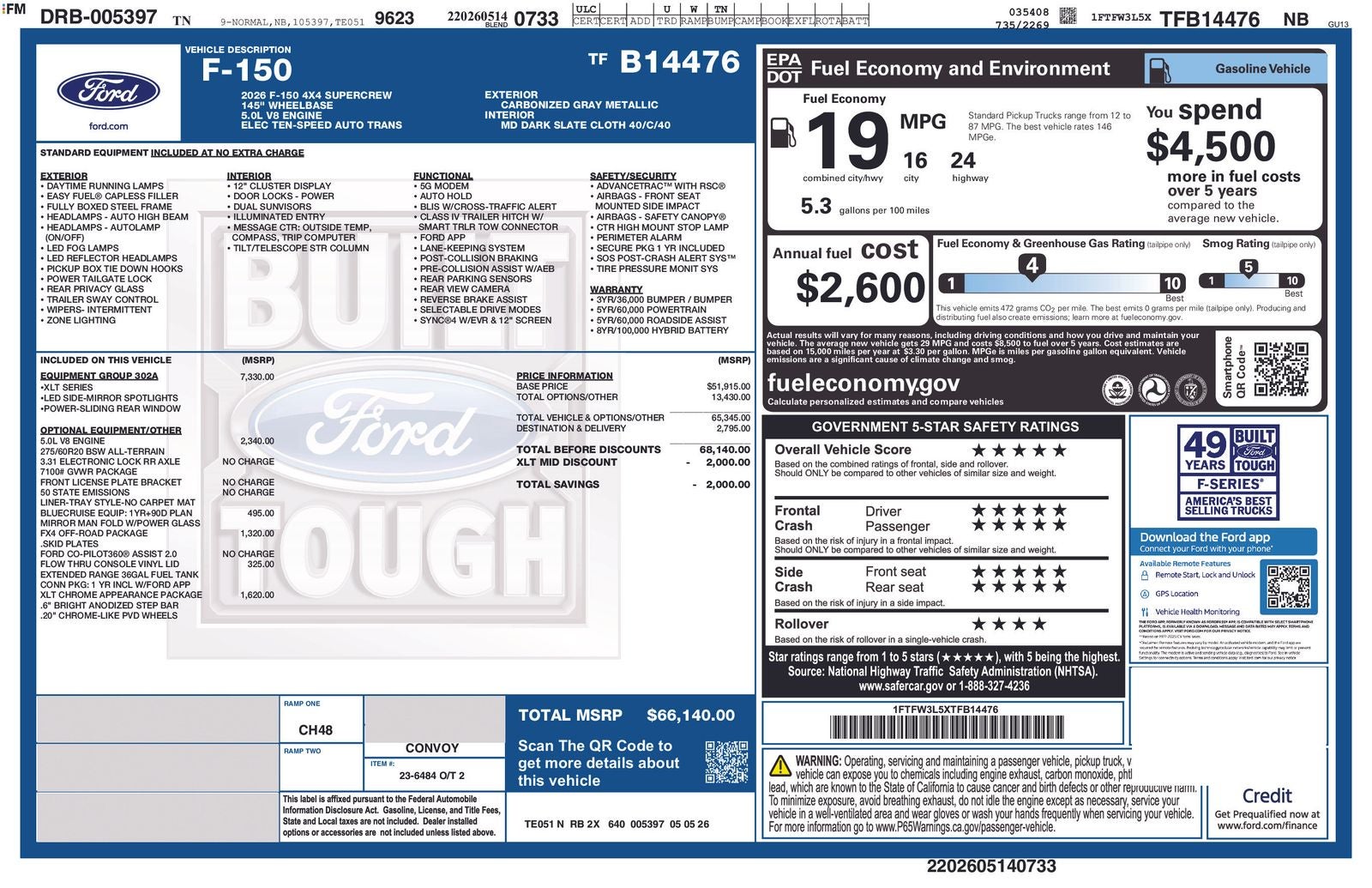 2026 Ford F-150 XLT IN-TRANSIT
