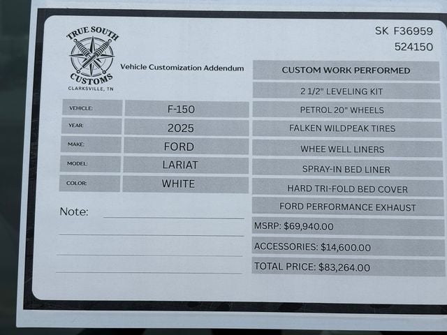 2025 Ford F-150 Lariat