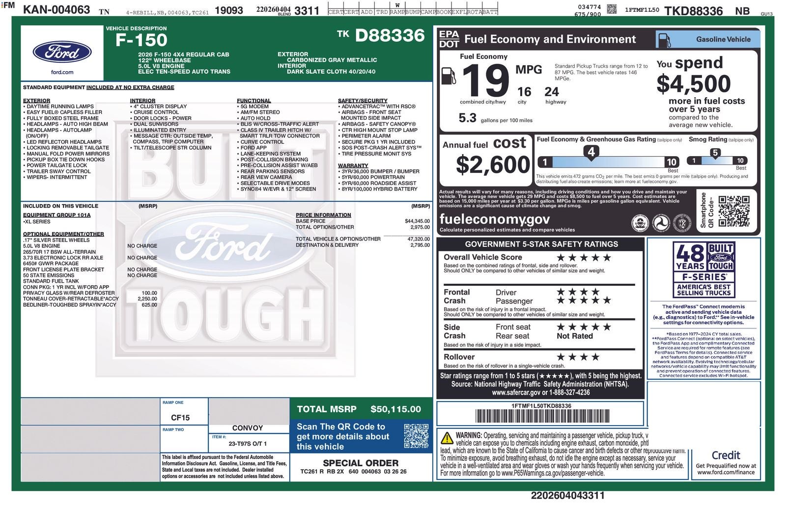 2026 Ford F-150 XL