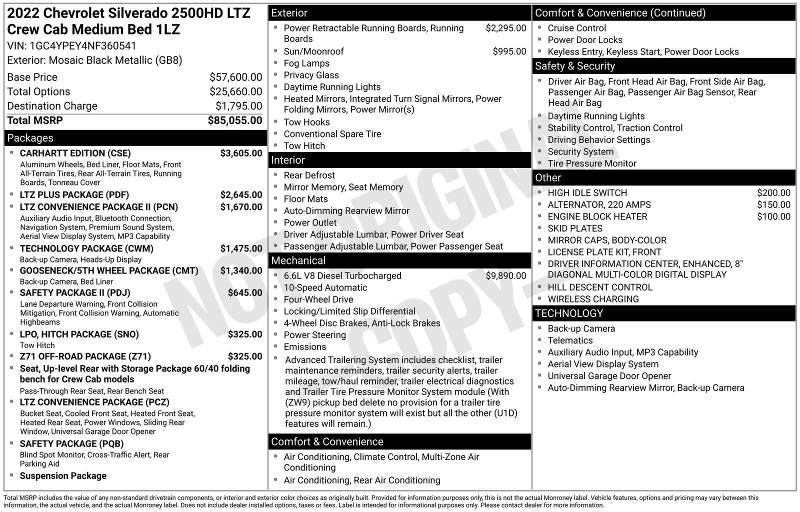 2022 Chevrolet Silverado 2500HD LTZ