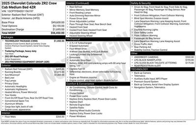 2025 Chevrolet Colorado ZR2