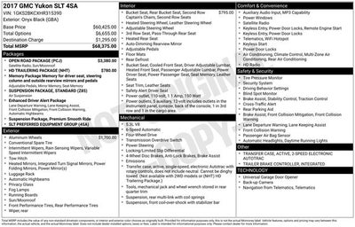 2017 GMC Yukon SLT