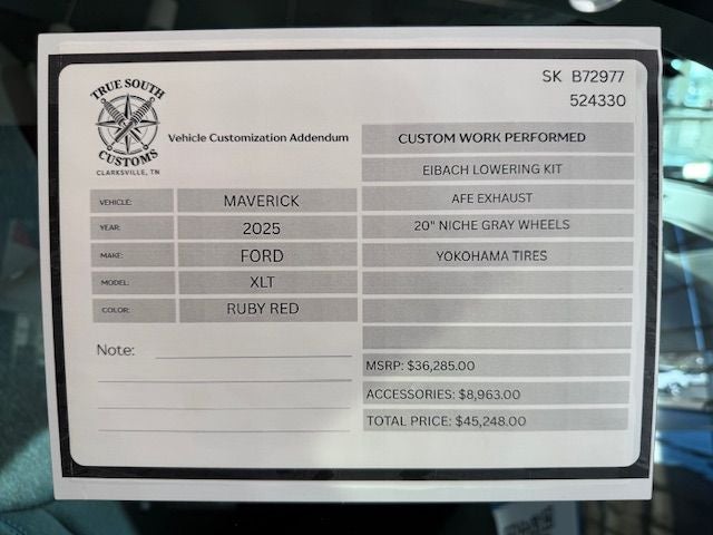 2025 Ford Maverick XLT