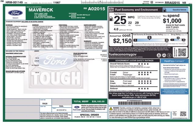 2024 Ford Maverick Lariat