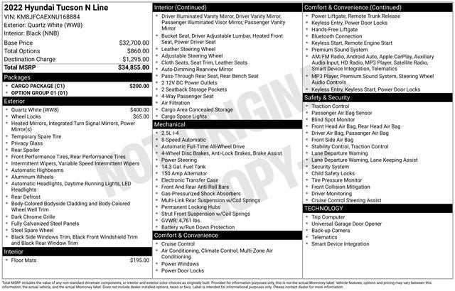 2022 Hyundai Tucson N Line