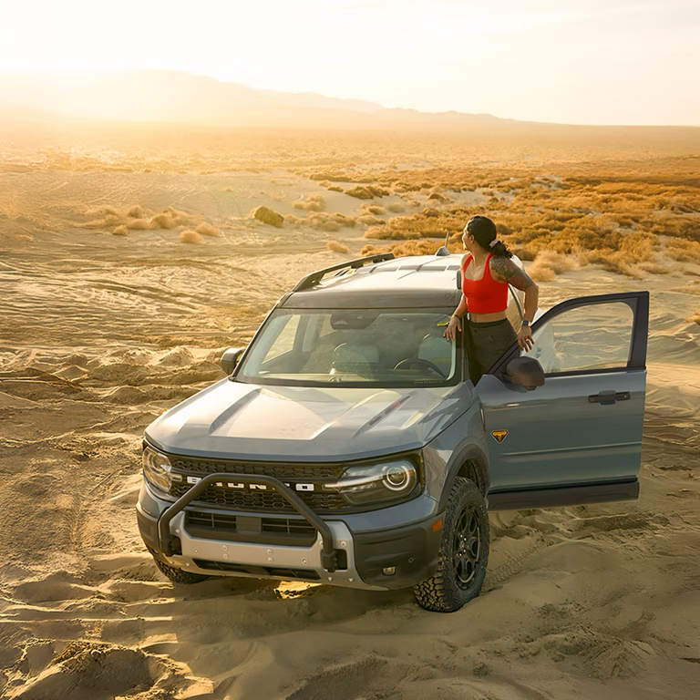 2026 Ford Bronco Sport hero exterior sand
