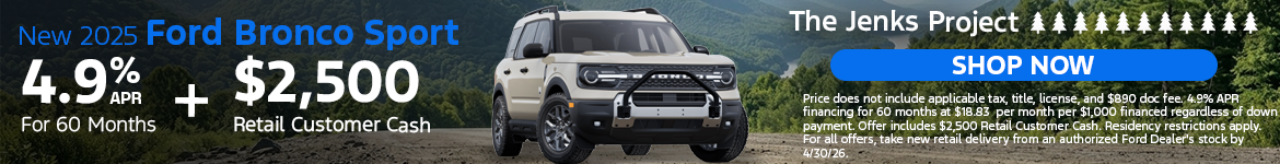 New 2025 Ford Bronco Sport 