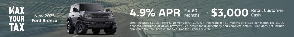New 2025 Ford Bronco Outer Banks