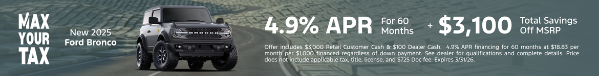 New 2025 Ford Bronco Outer Banks