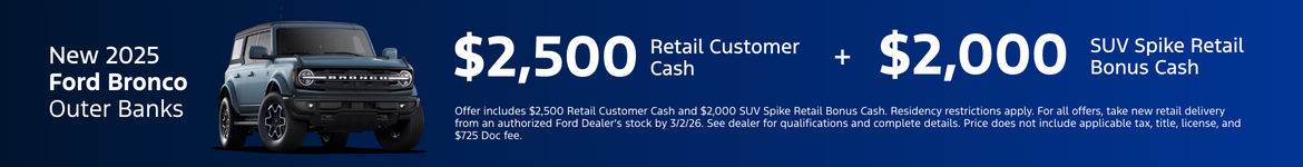 New 2025 Ford Bronco Outer Banks