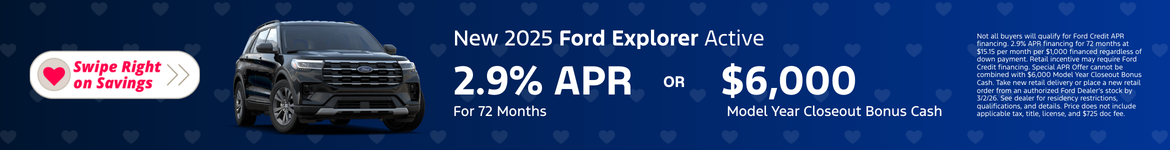 New 2025 Ford Explorer Active