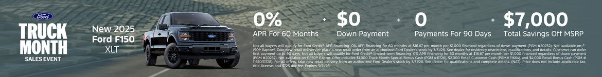 New 2025 Ford F-150 XLT