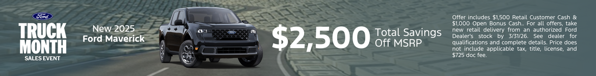 New 2025 Ford Maverick 