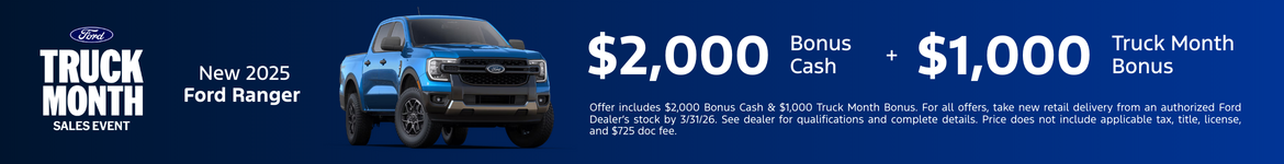 New 2025 Ford Ranger 