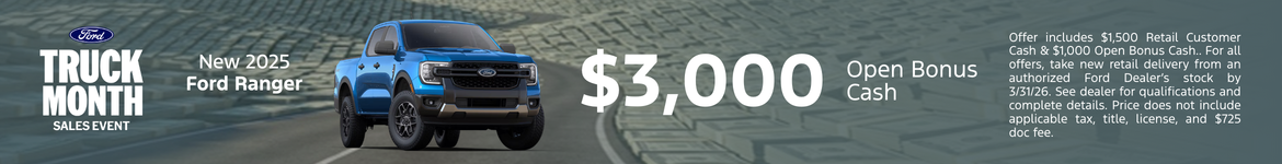 New 2025 Ford Ranger 