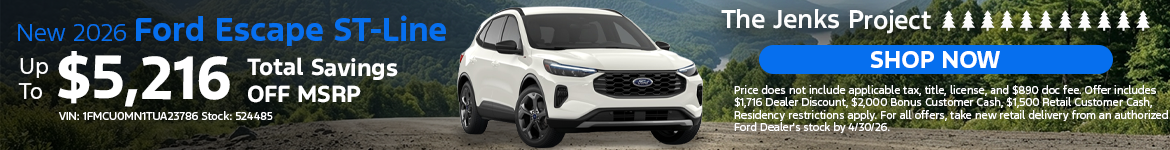 New 2026 Ford Escape ST-Line
