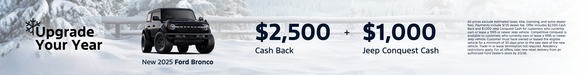 New 2025 Ford Bronco