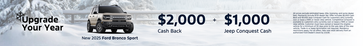 New 2025 Ford Bronco Sport