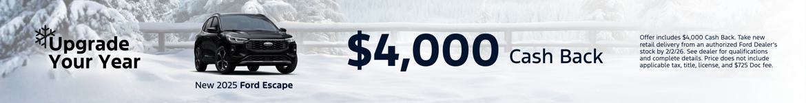 New 2025 Ford Escape