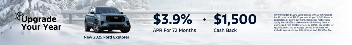 New 2025 Ford Explorer