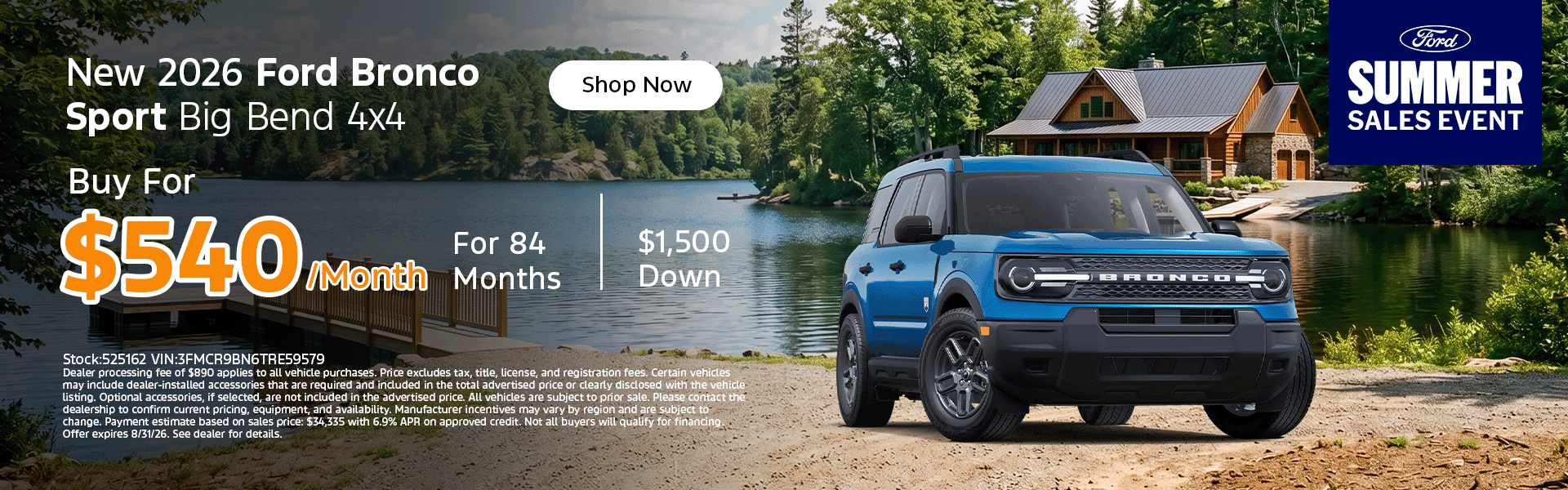 New 2026 Ford Bronco Sport Big Bend 