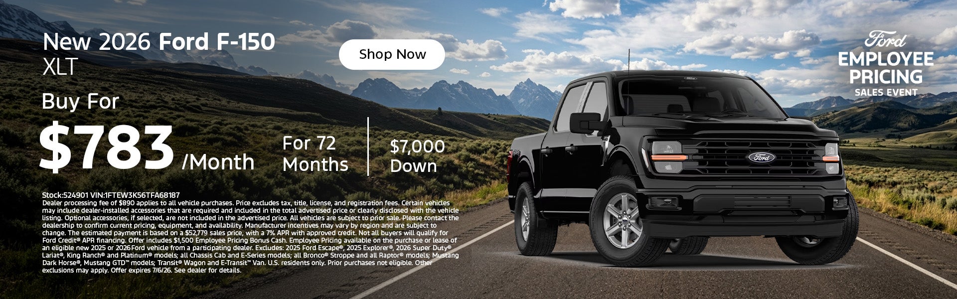 New 2026 Ford F-150 XLT