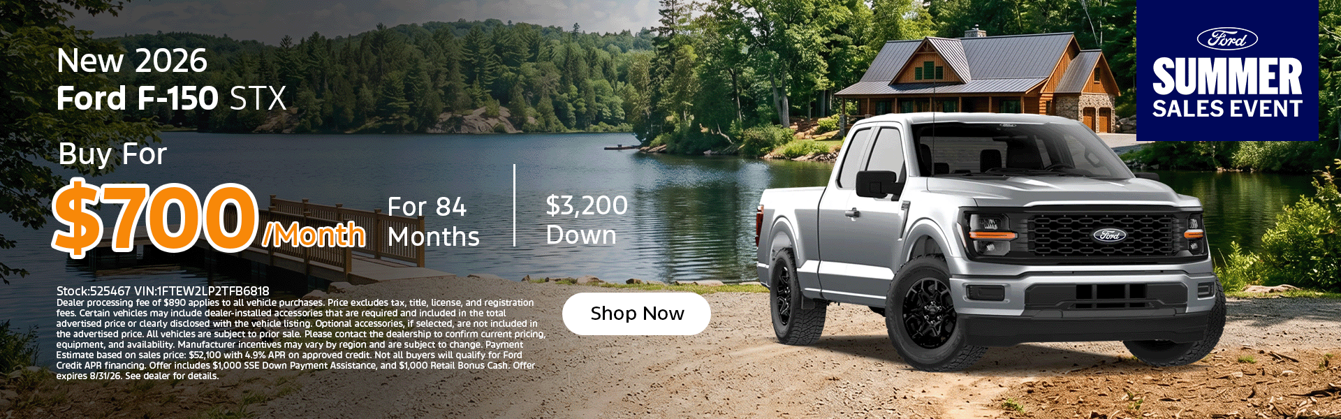 New 2026 Ford F-150 SXT