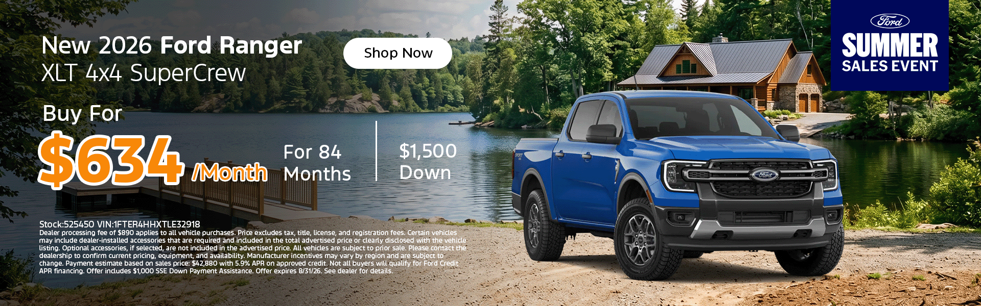New 2026 Ford Ranger XLT