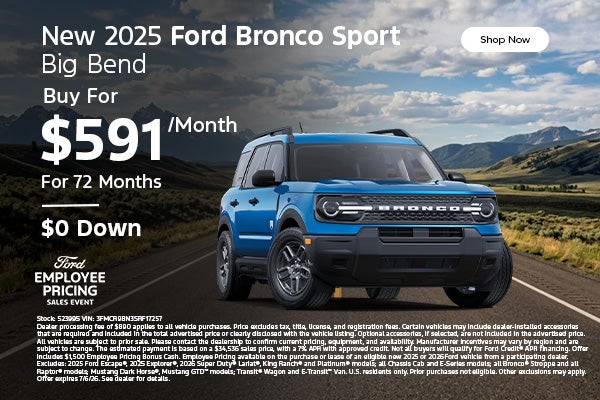 New 2025 Ford Bronco Sport Big Bend