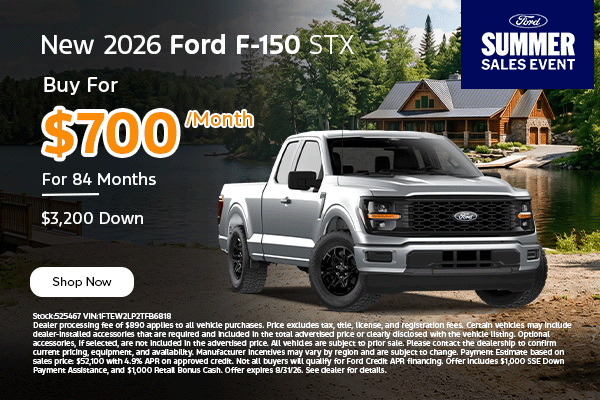New 2026 Ford F-150 SXT