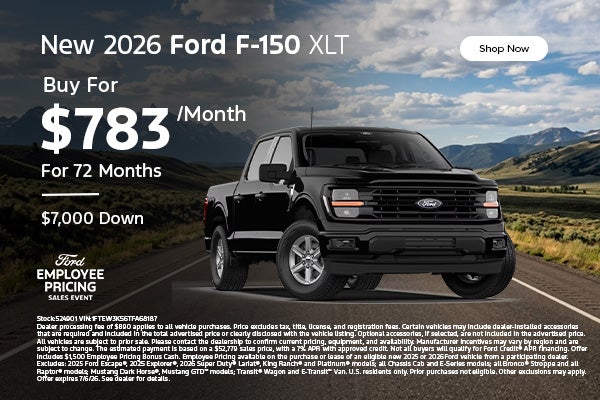 New 2026 Ford F-150 XLT
