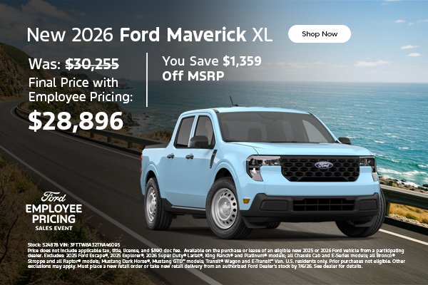 New 2026 Ford Maverick XL