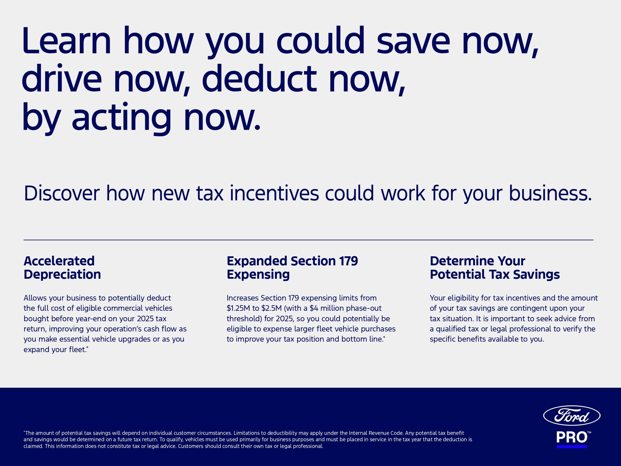 Potential Tax Savings