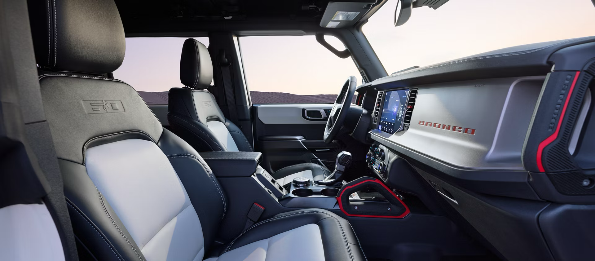 2026 Ford Bronco front seats interior
