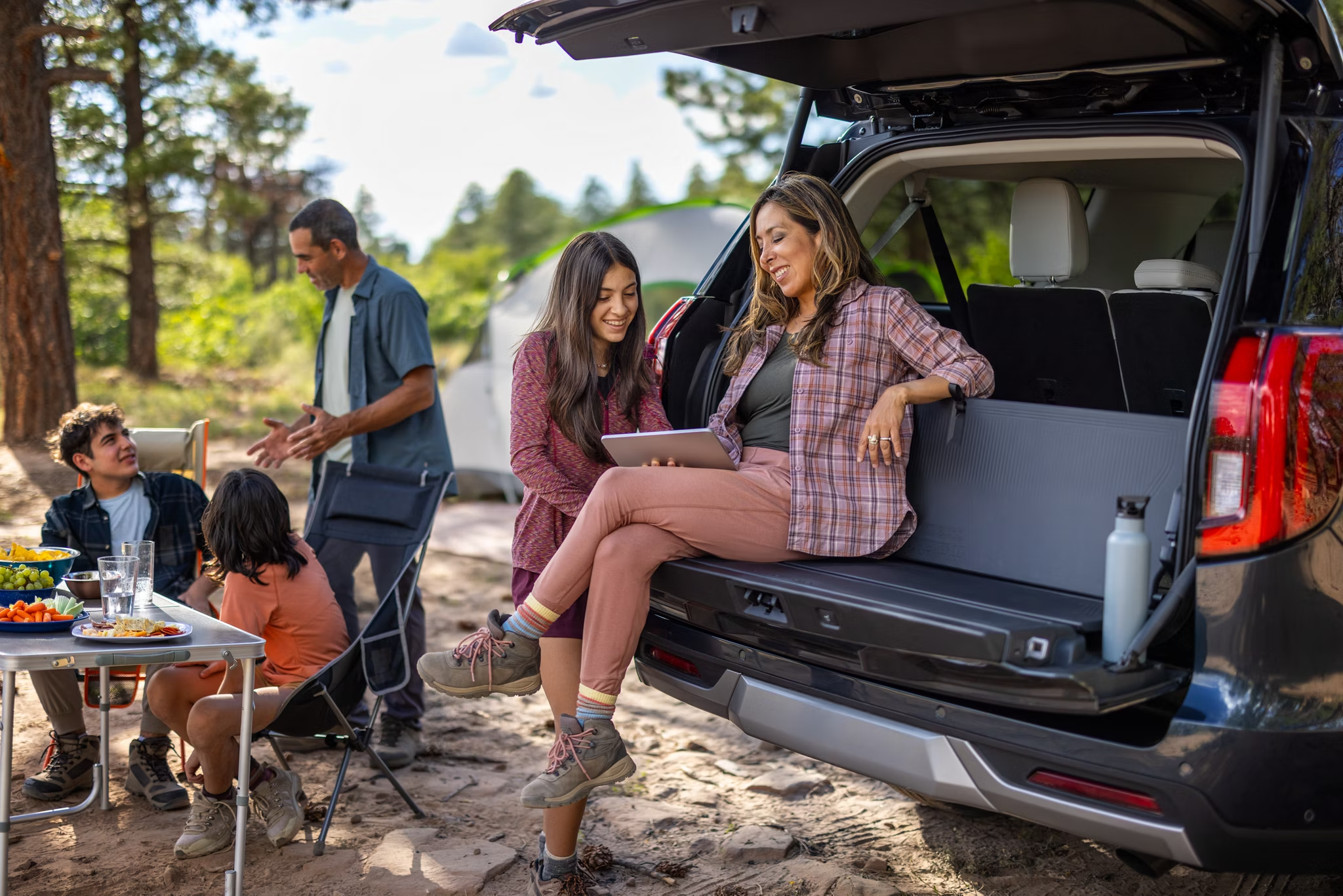2026 Ford Expedition camping lifestyle exterior rear