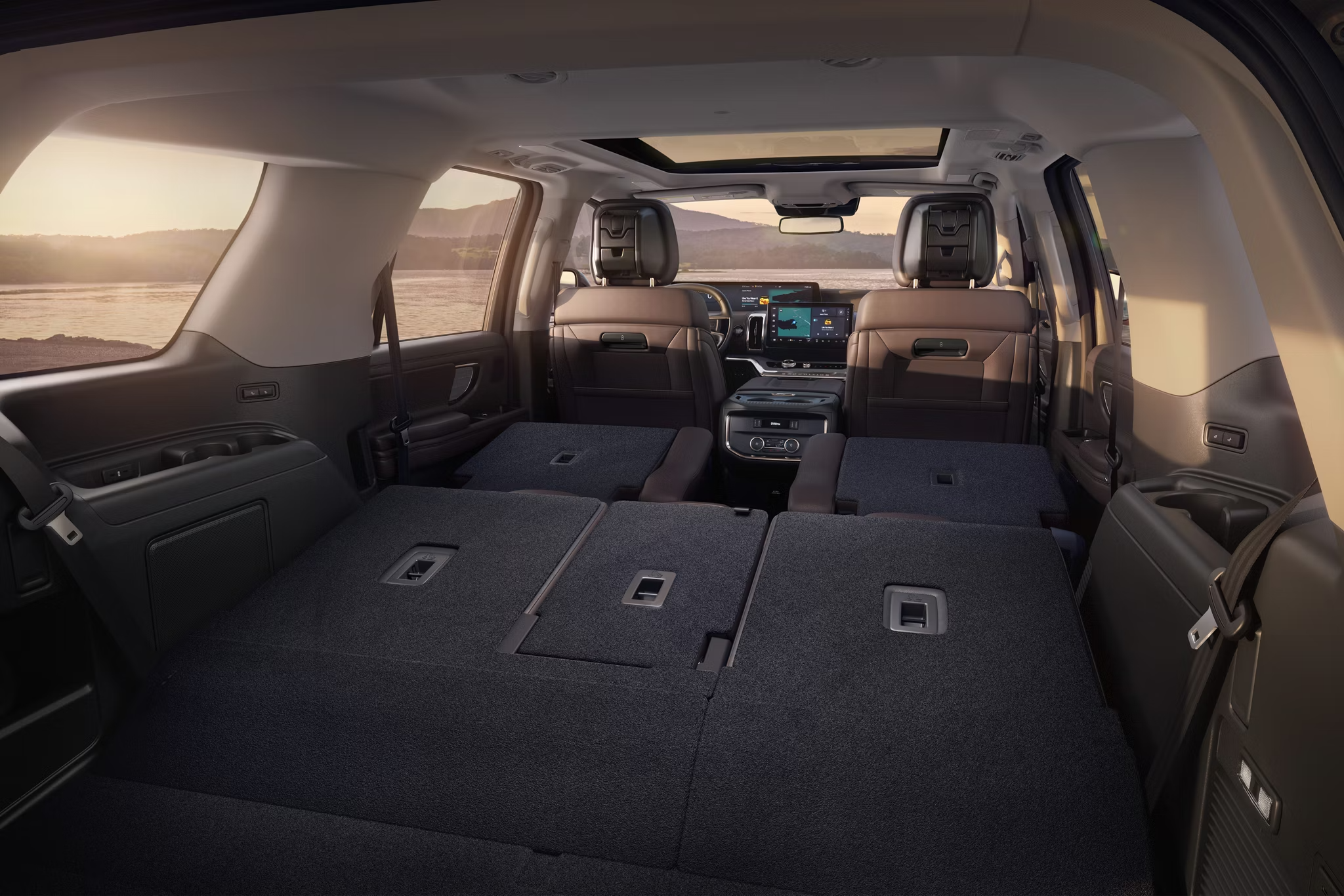 2026 Ford Expedition rear cargo space all seats folded