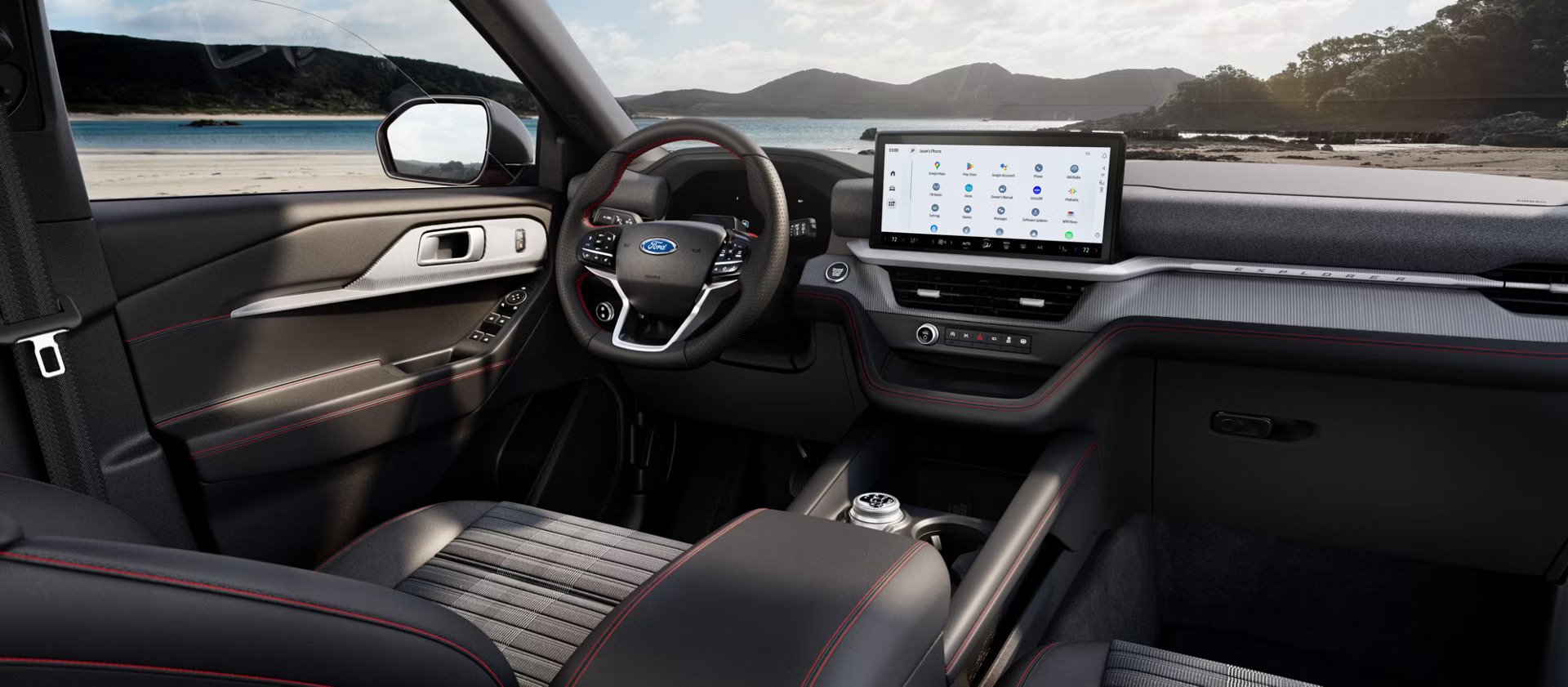 2026 Ford Explorer cockpit dashboard view