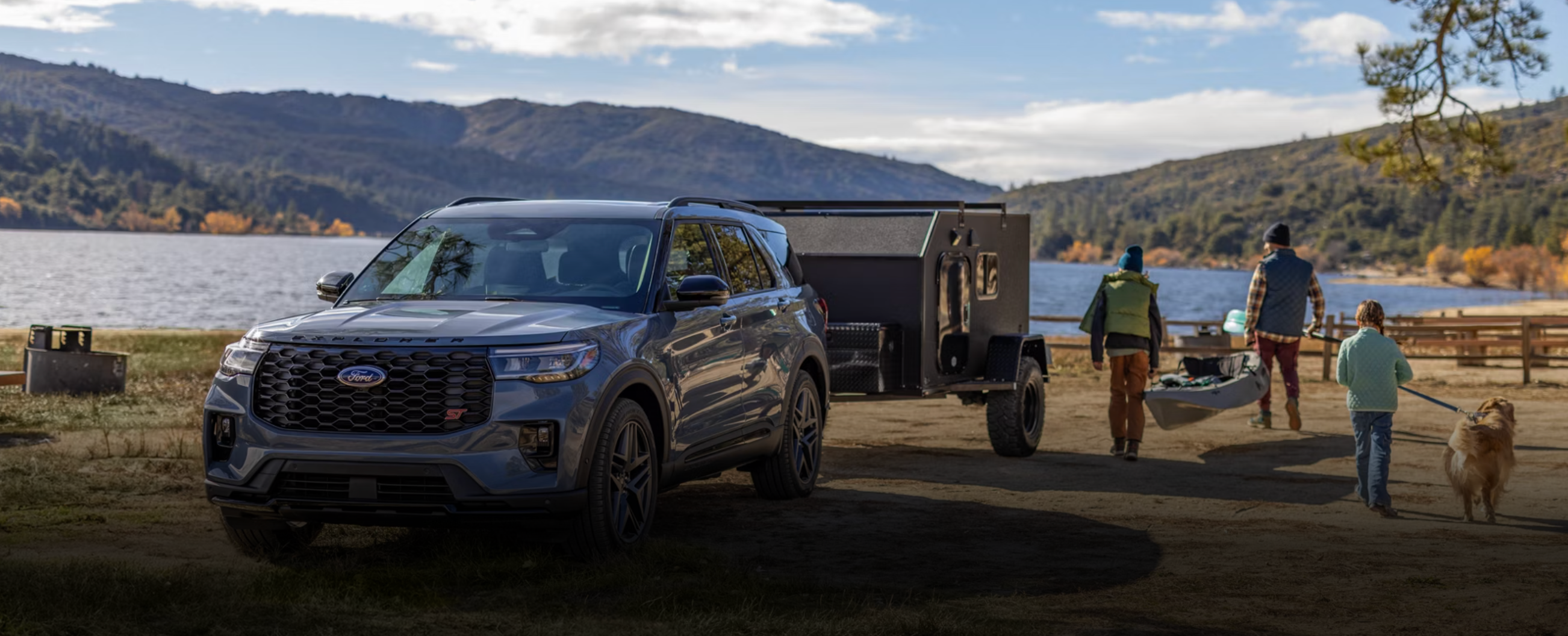 2026 Ford Explorer towing a camper -- Jenkins and Wynne Ford Clarksville TN