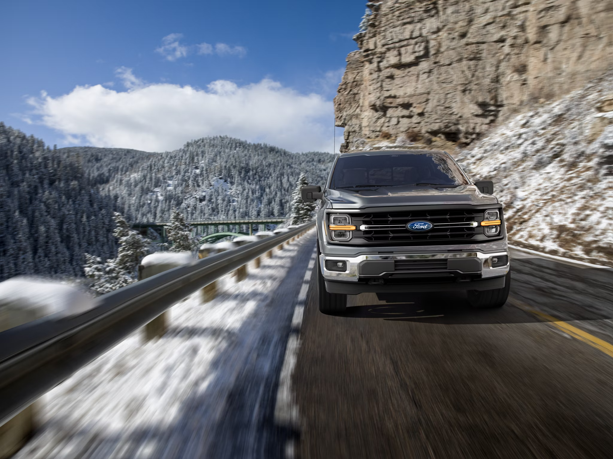 2026 Ford F-150 exterior scenic action shot