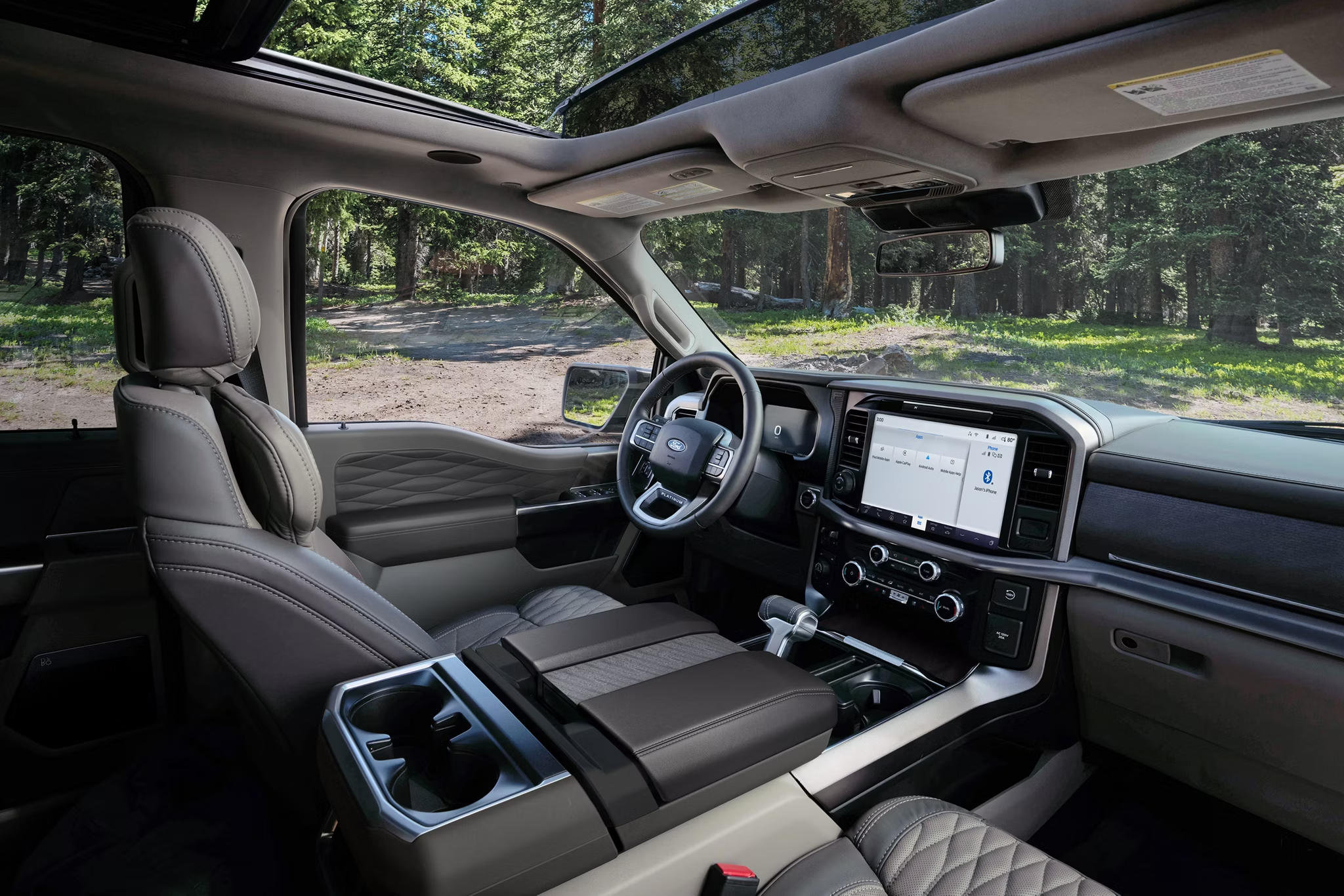 2026 Ford F-150 driver seat perspective BlueCruise
