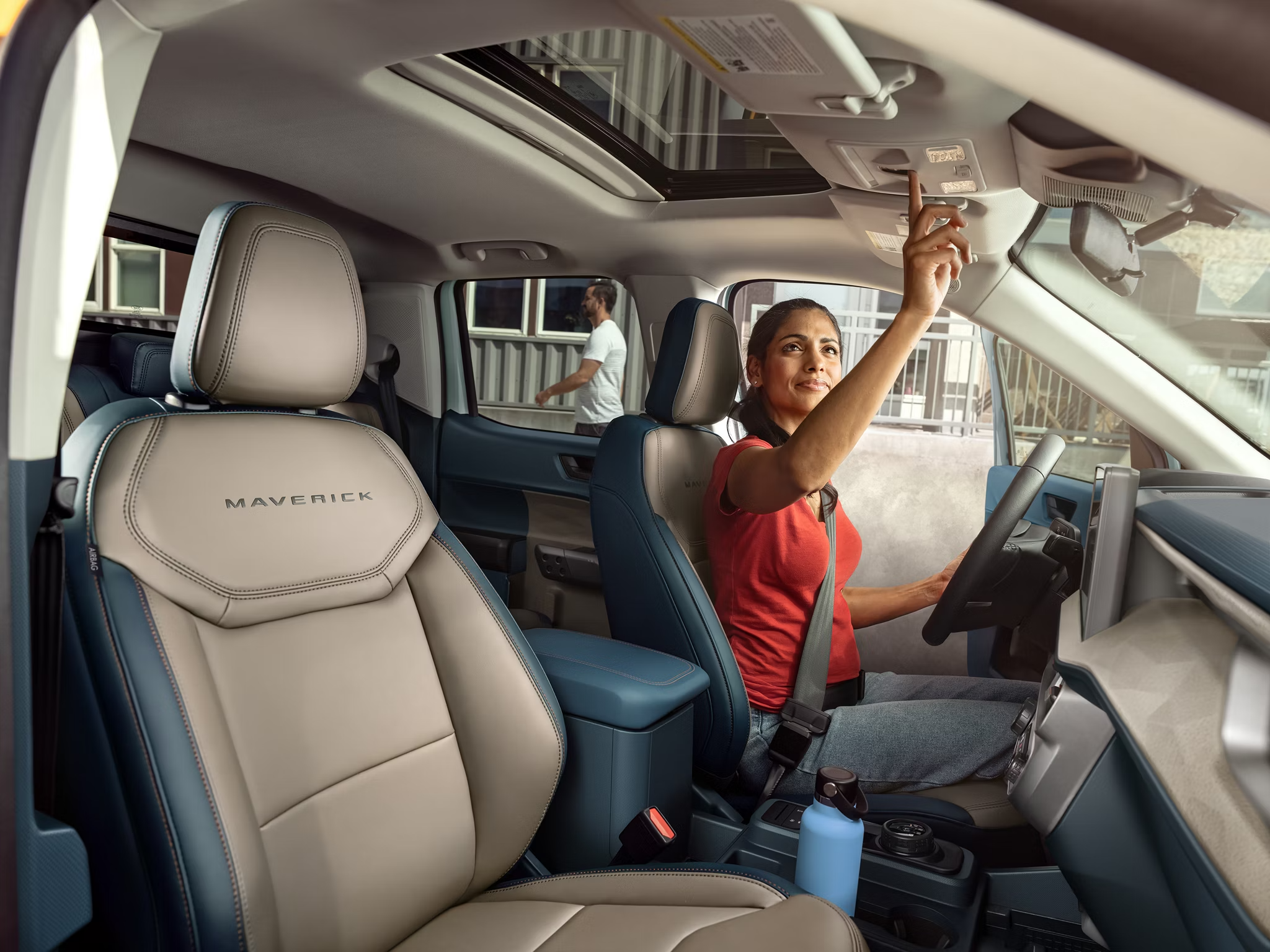 2026 Ford Maverick interior front seats with driver