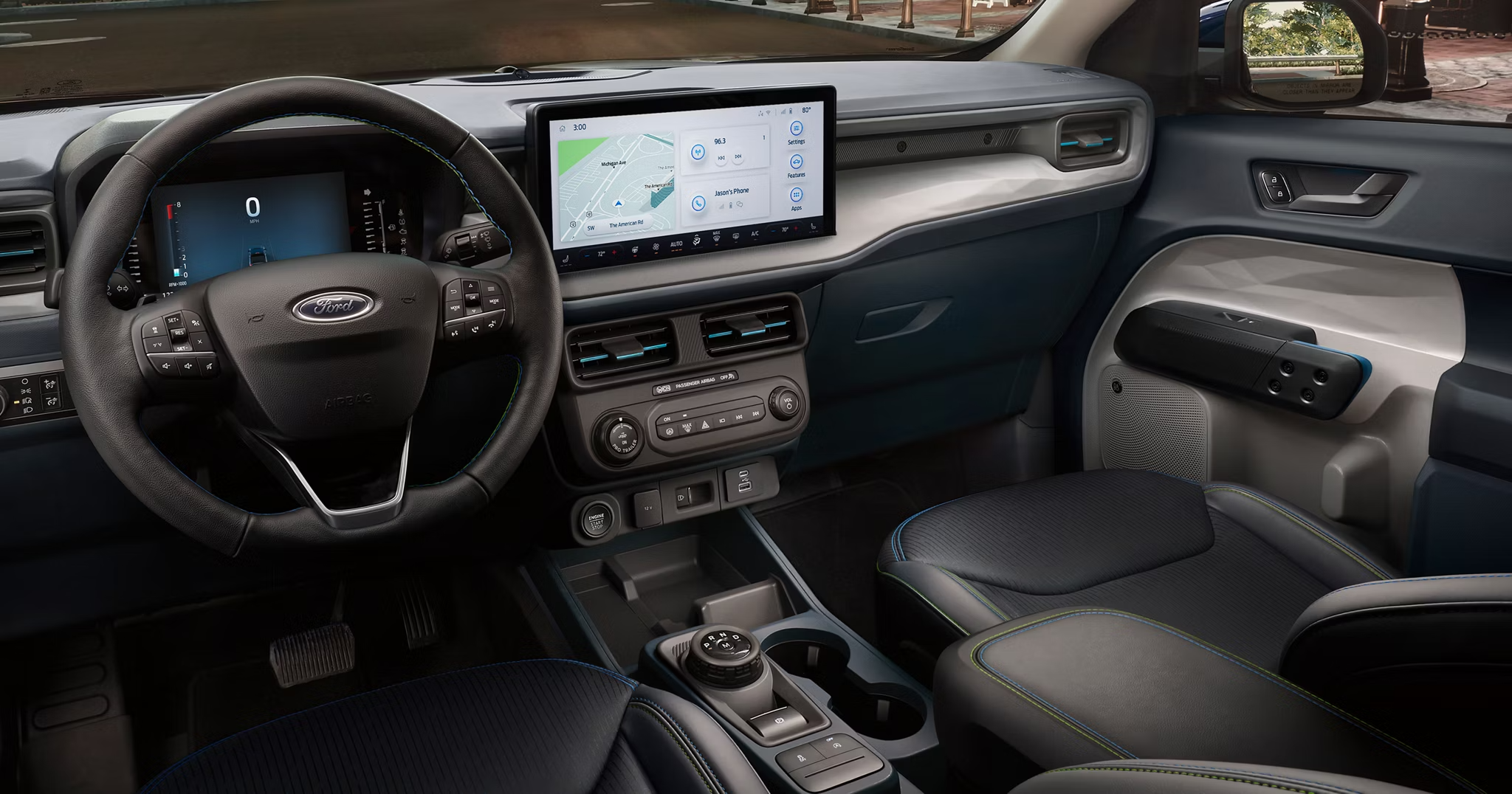 2026 Ford Maverick interior driver point of view dashboard