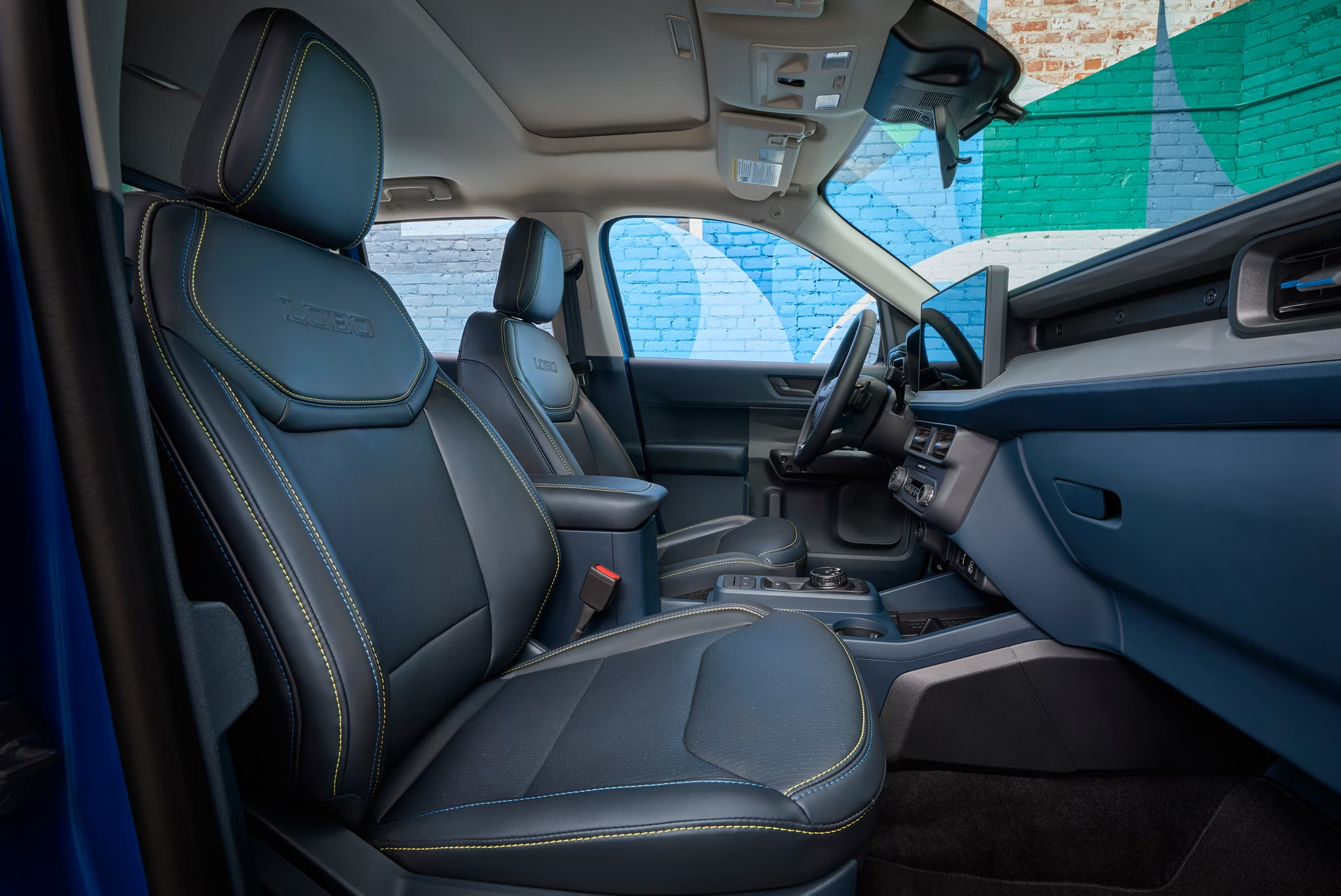 2026 Ford Maverick front two seats passenger side